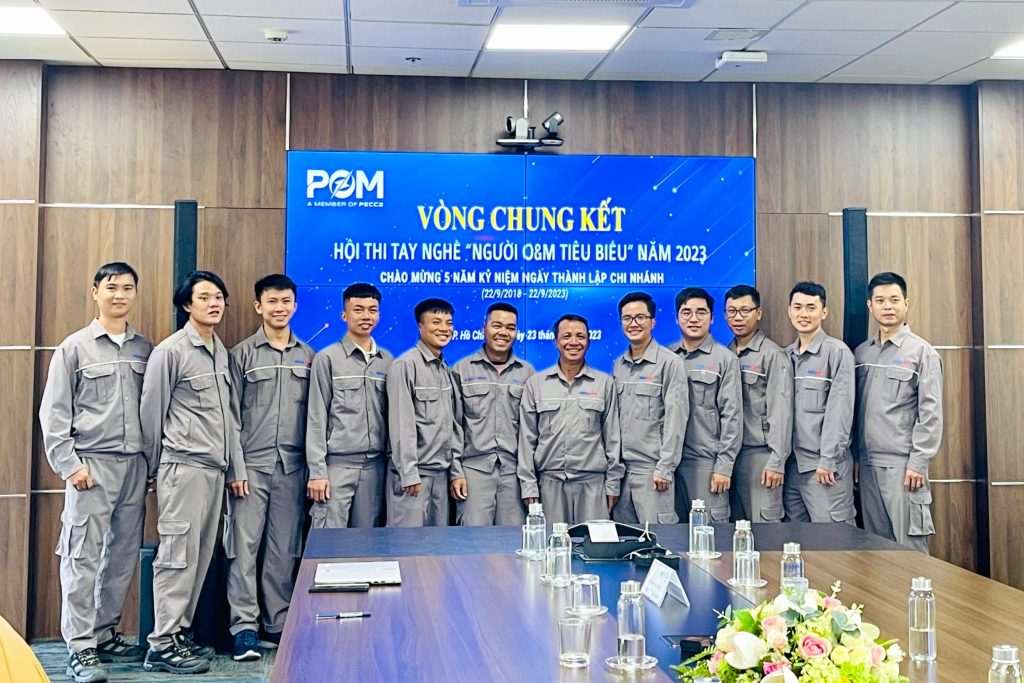 Các thí sinh của cuộc thi "Người O&M tiêu biểu"